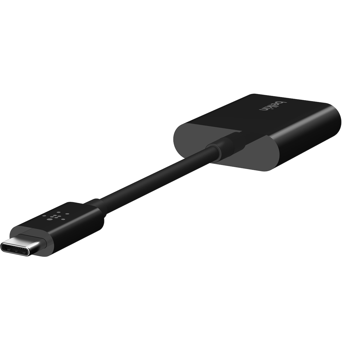 Belkin USB-C lyd og ladeadapter (sort)