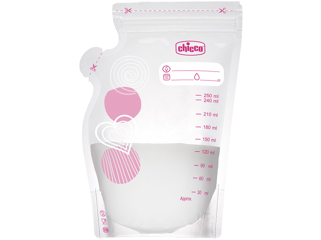SACO CONSERVAÇÃO CHICCO 250ML 30UN