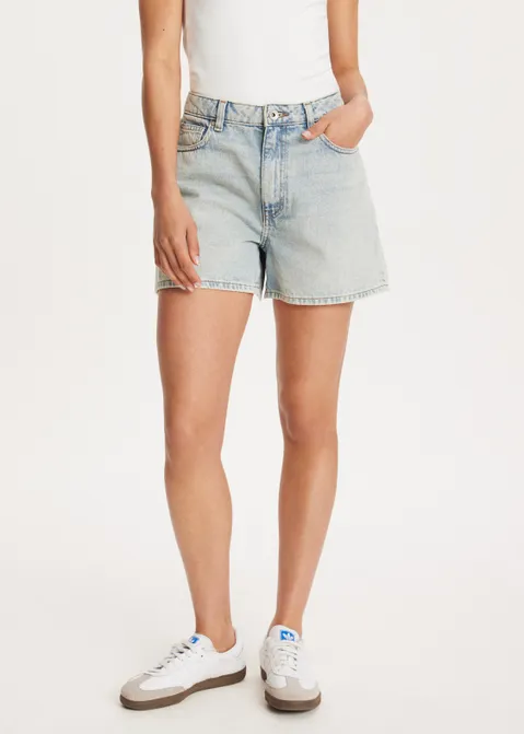 Mom fit short blauw (BLW.USM)