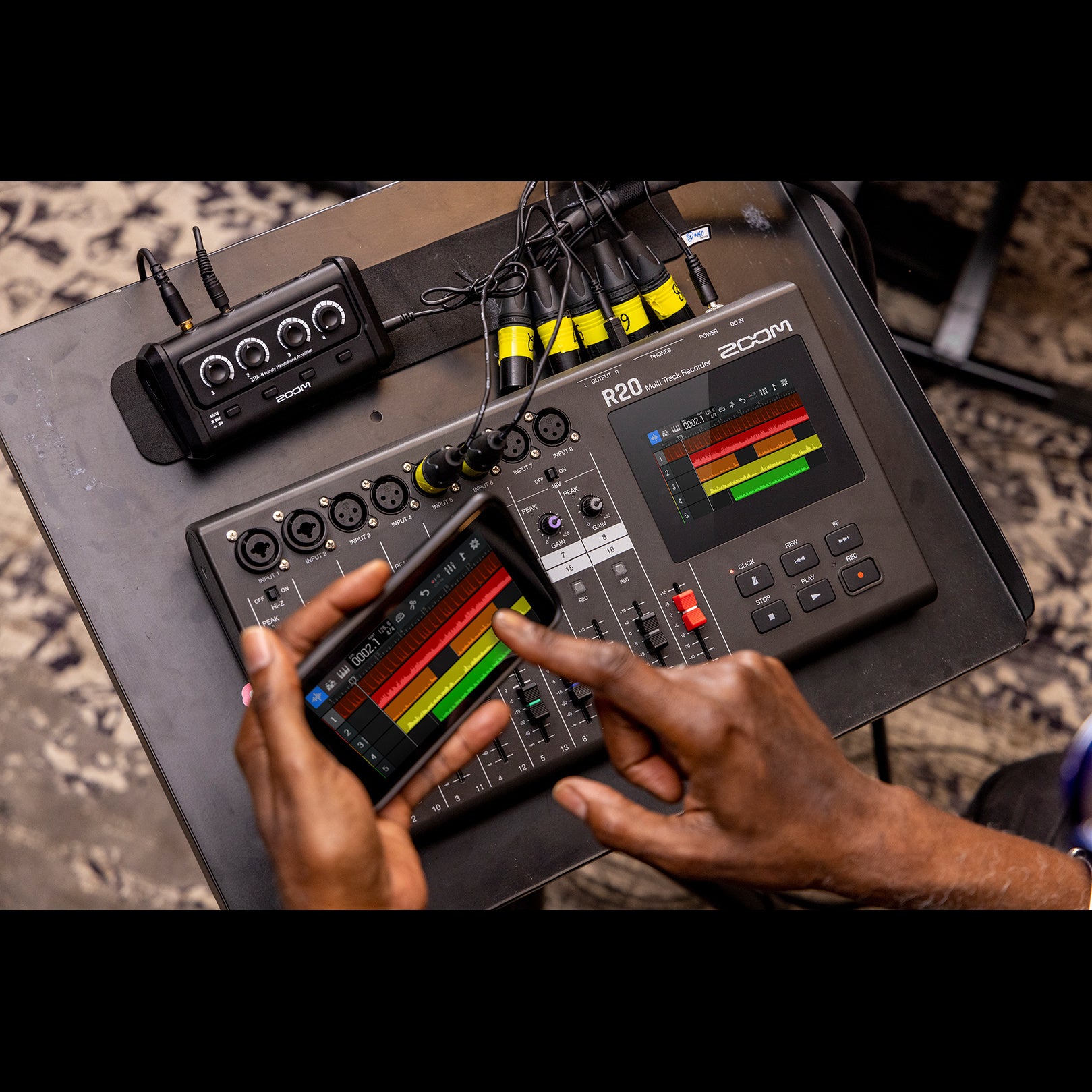 Zoom R20 multi-track recorder