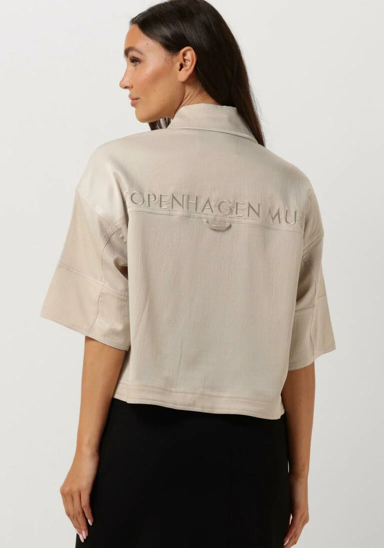 COPENHAGEN MUSE beige copenhagen muse blouse cmvianna-shirt