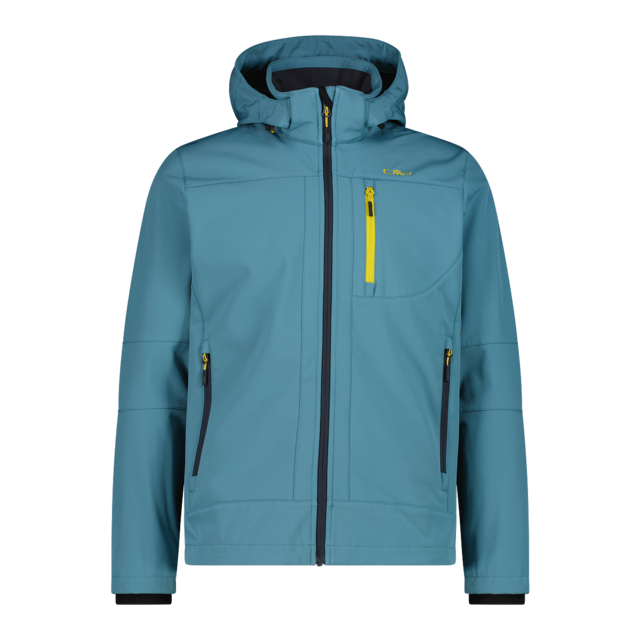 CMP Softshelljacke 1 Stk. tlg. mit Kapuze Wasserabweisend & Winddicht & Atmungsaktiv