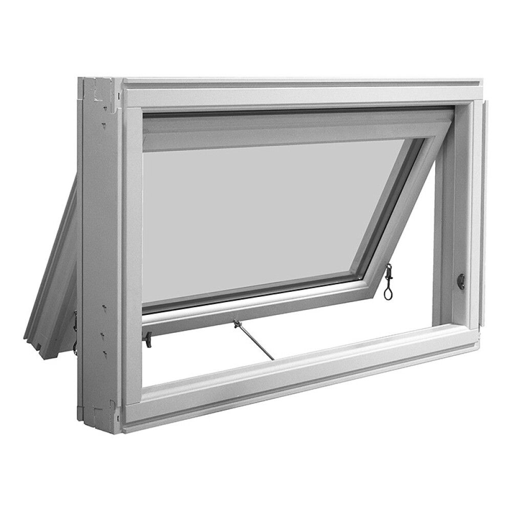 VINDU ULDAL TOPPSVING 99X59MM 2-GLASS HVIT