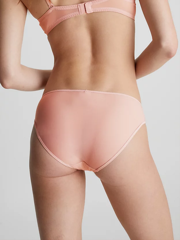 Parte de baixo do biquíni - Marquisette transparente