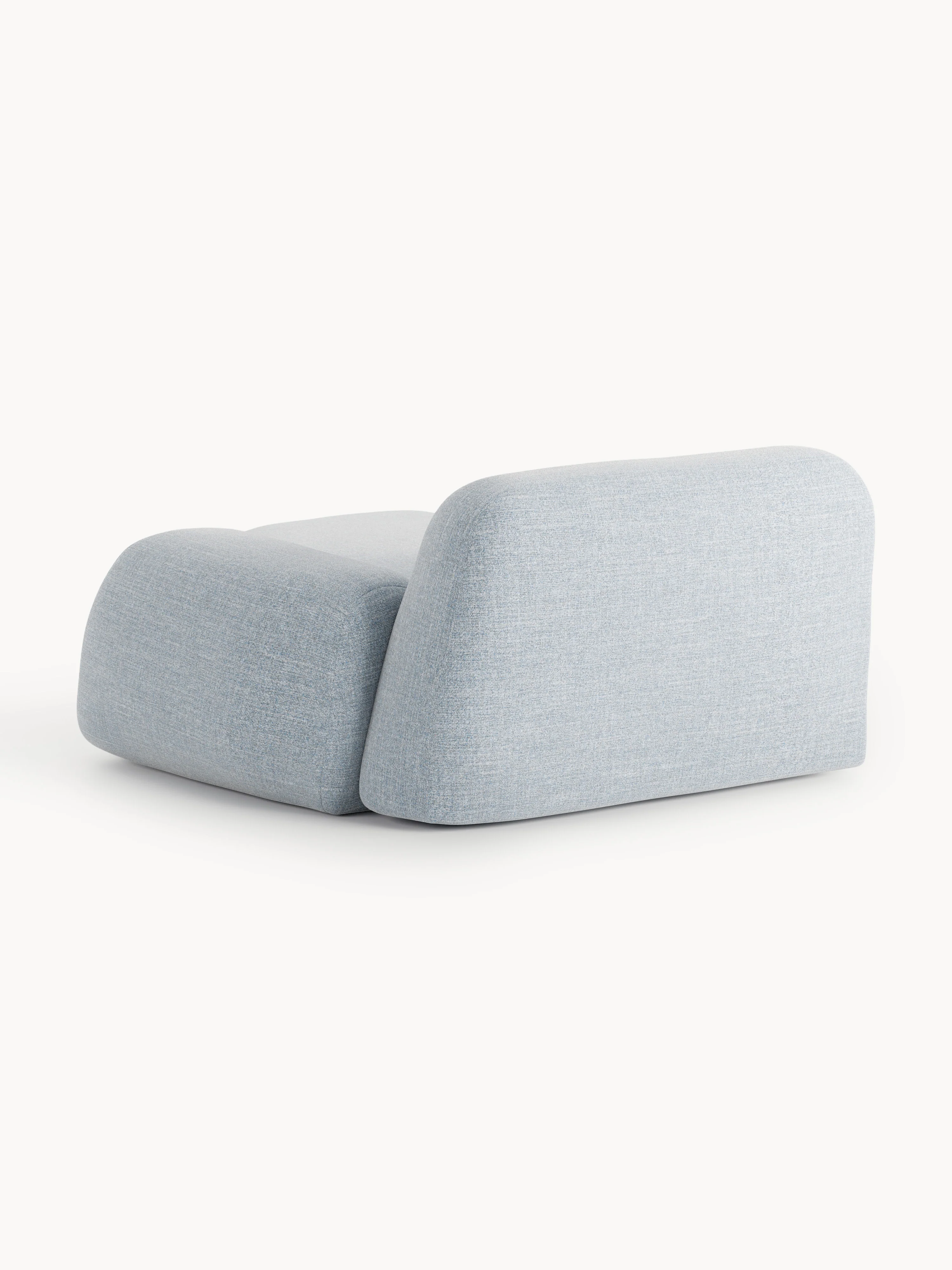 Bouclé hoekmodule Wolke