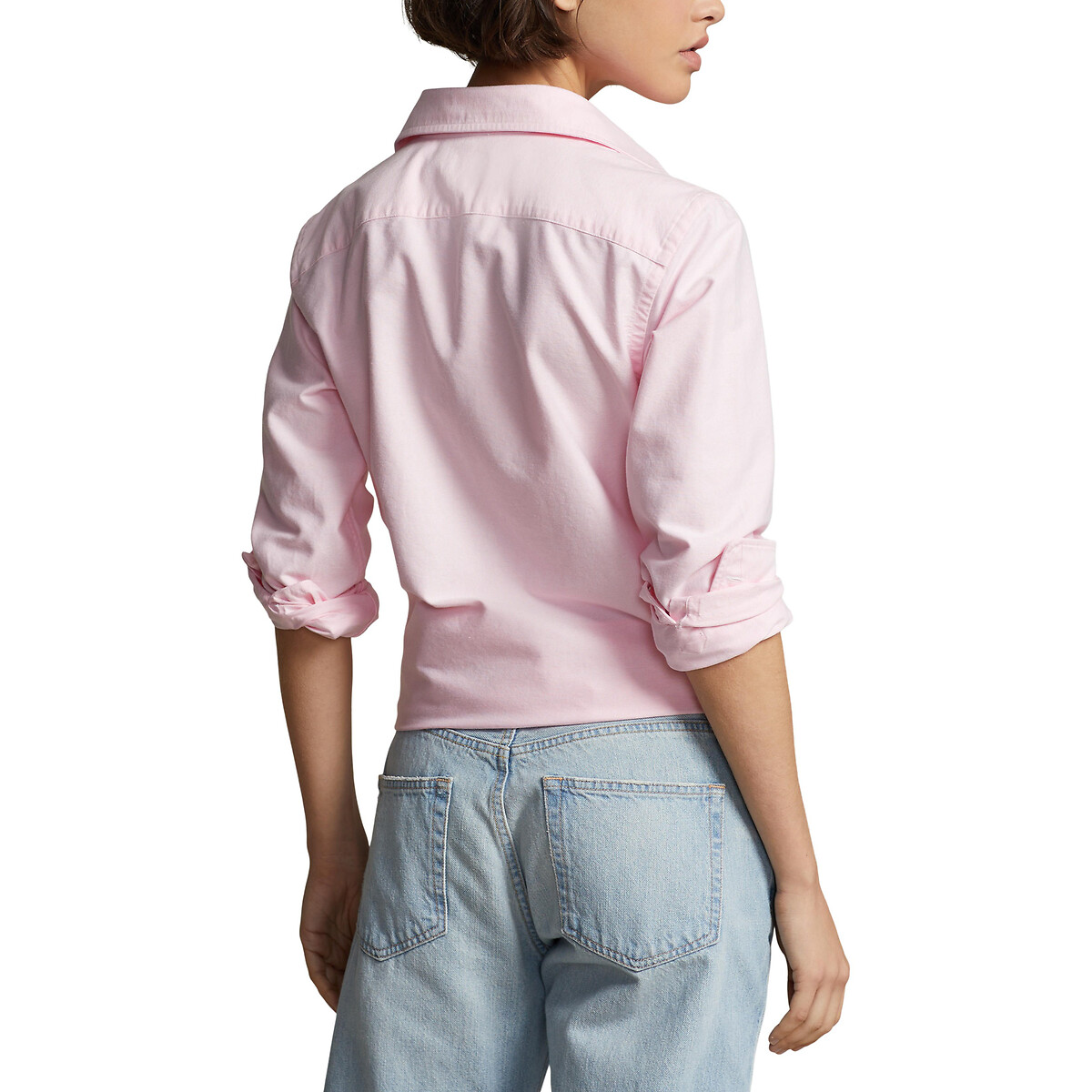 POLO RALPH LAUREN<br>Camisa Oxford clássica de manga comprida