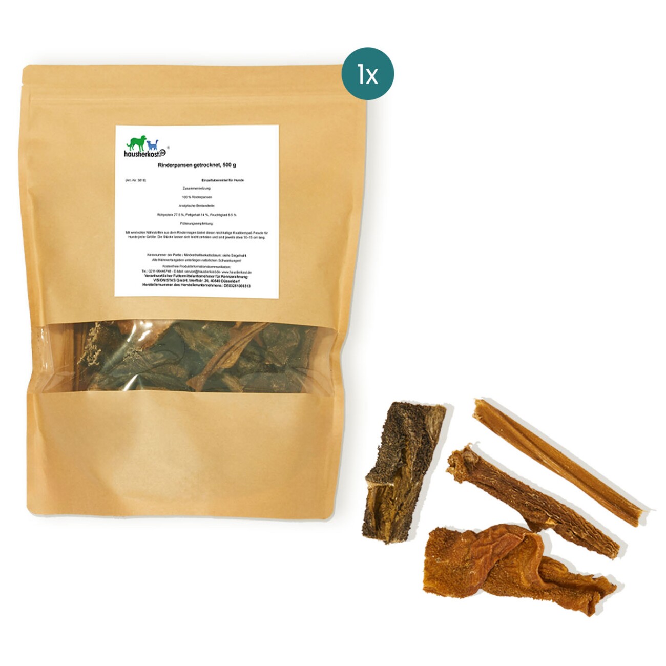 haustierkost.de SchnupperBox Frostfutter Menü