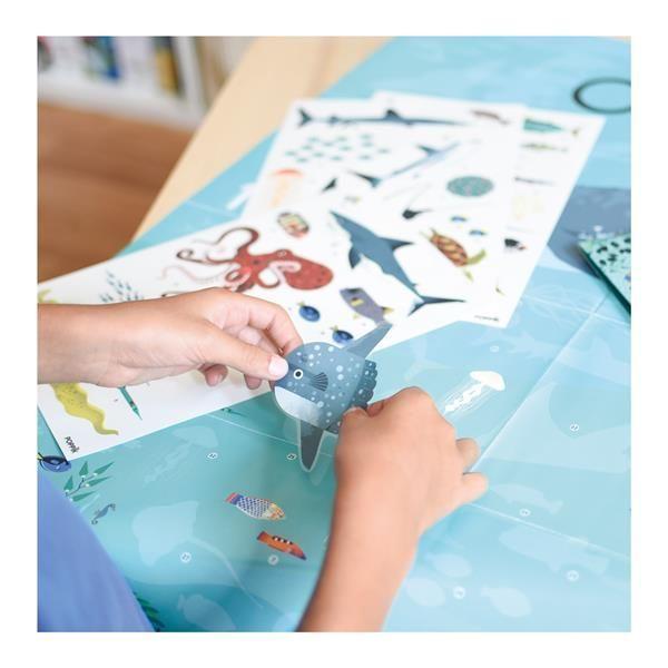 POPPIK Sticker Lernposter Ozean