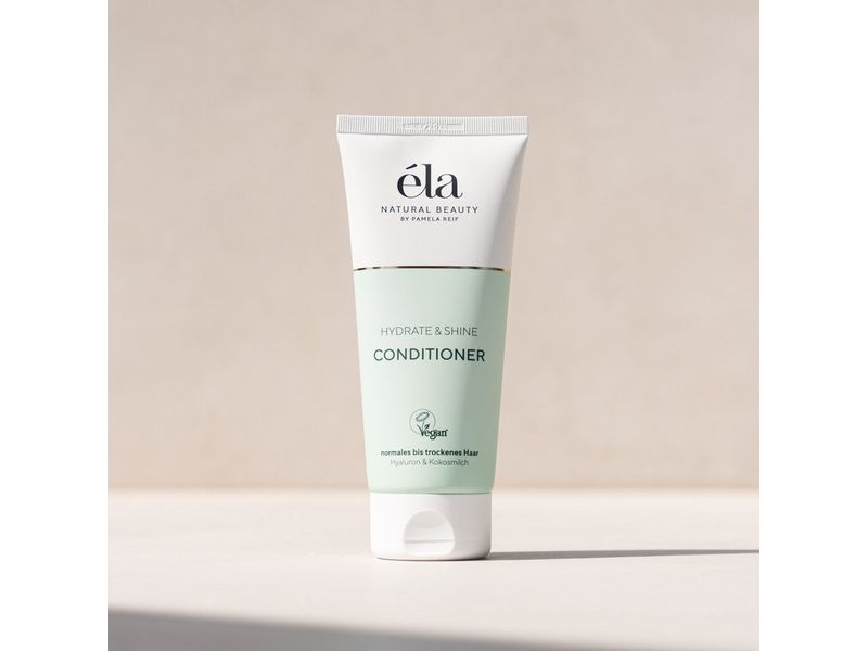 éla Natural Beauty Haarspülung Hydrate and Shine 200 ml Natürlicher Conditioner für leichte Kämmbarkeit und natürlichen Glanz