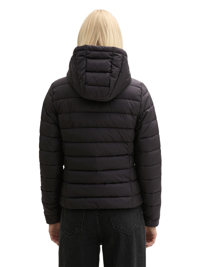 TOM TAILOR Denim Steppjacke mit Kapuze mit Kapuze