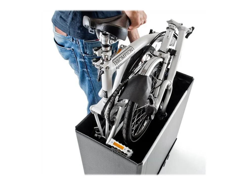 B&W bike.case foldon box S - Fragtkasse til cykel - ABS plastic, polypropylen - sort