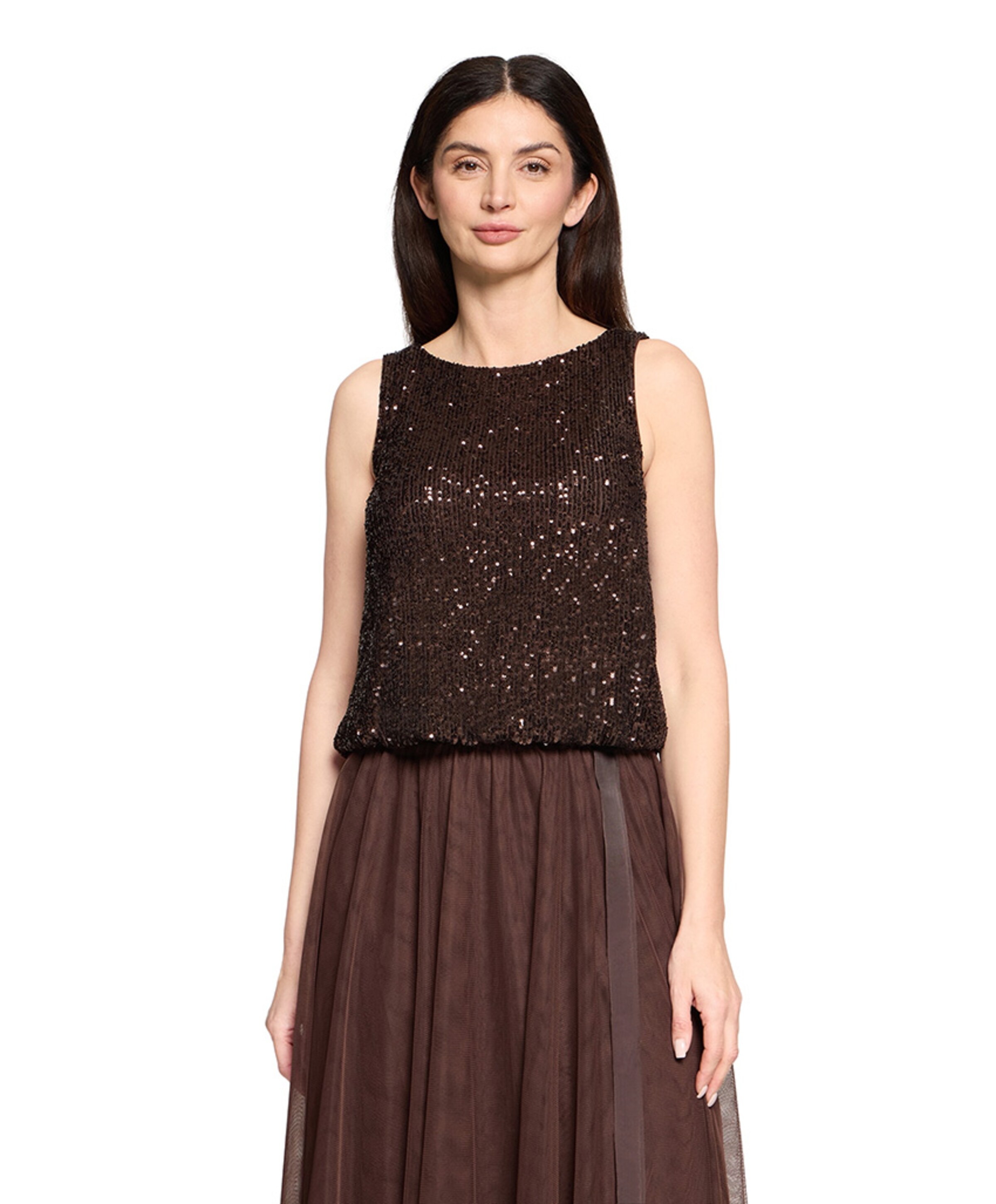 Vera Mont Dames top bruin