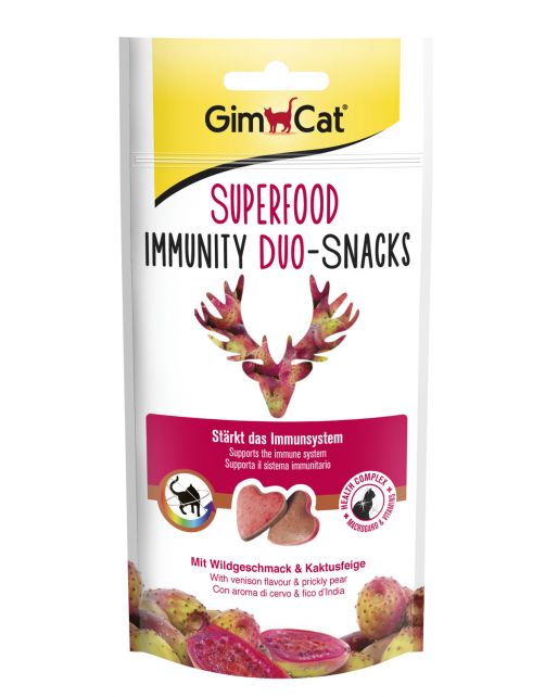 Gimcat Superfood Immunity Duo-Snacks - Kattensnack - 40 g