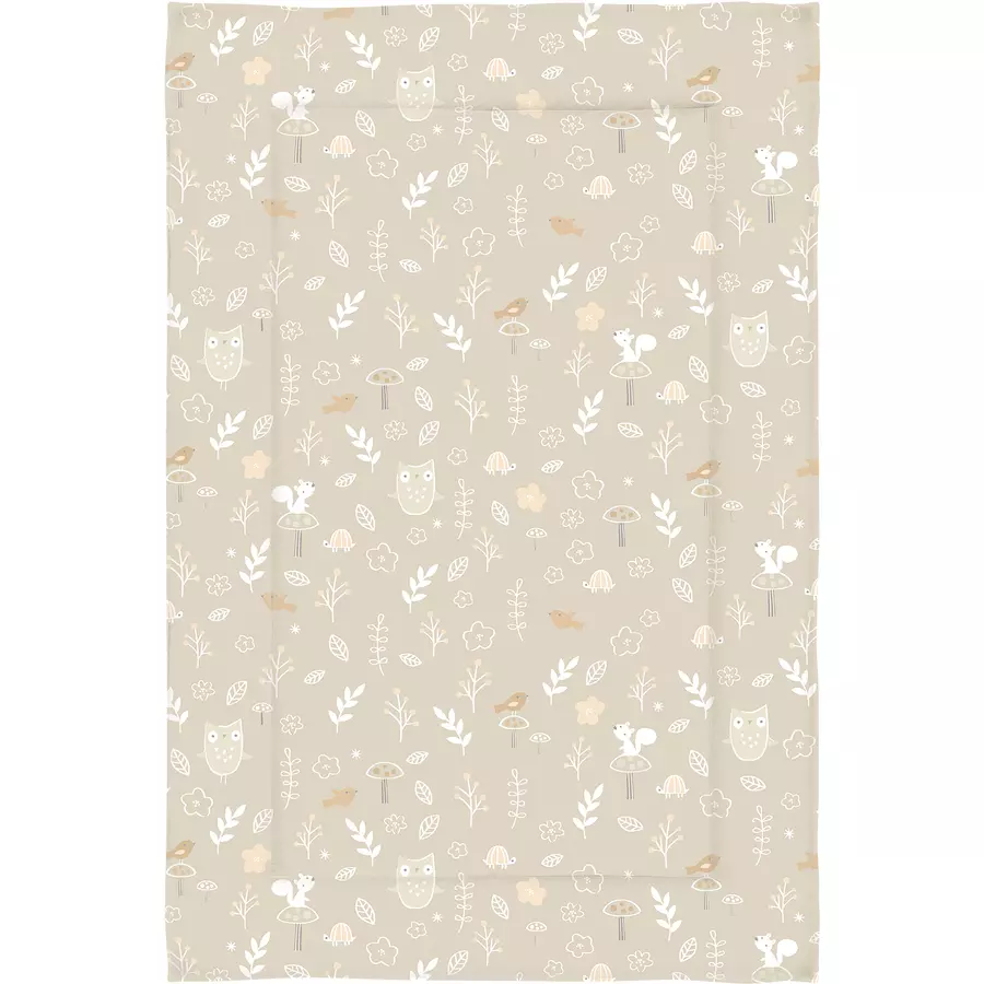 SONNE Krabbeldecke taupe 100 x 140 cm