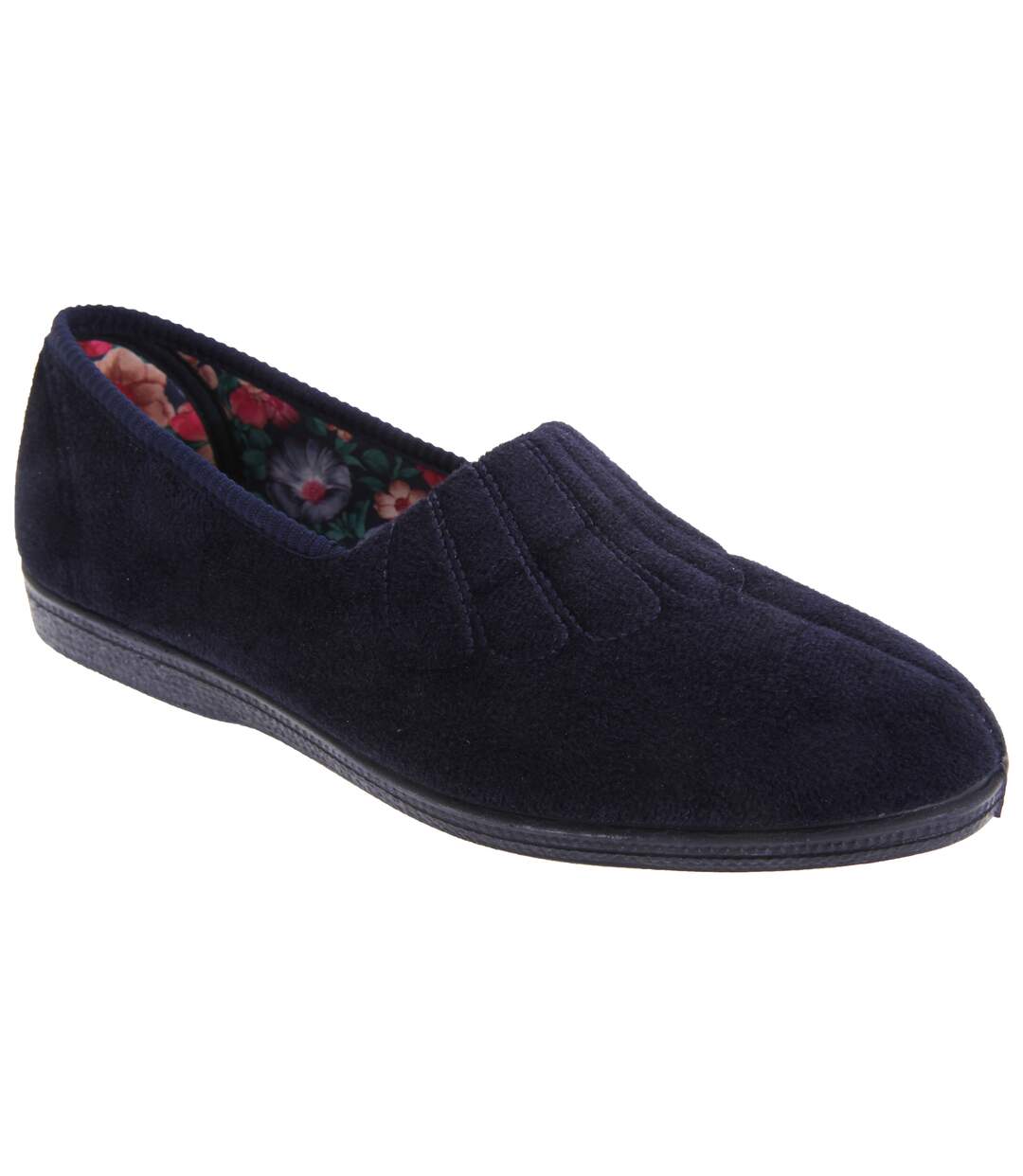 Sleepers Zara - Chaussons larges - Femme (Bleu marine) - UTDF522