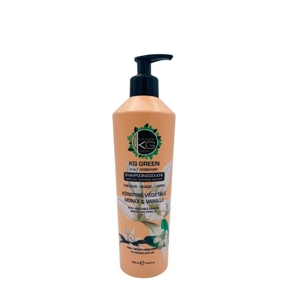 Shampoing Douche 3 en 1 Hydratant KG Green 500ml