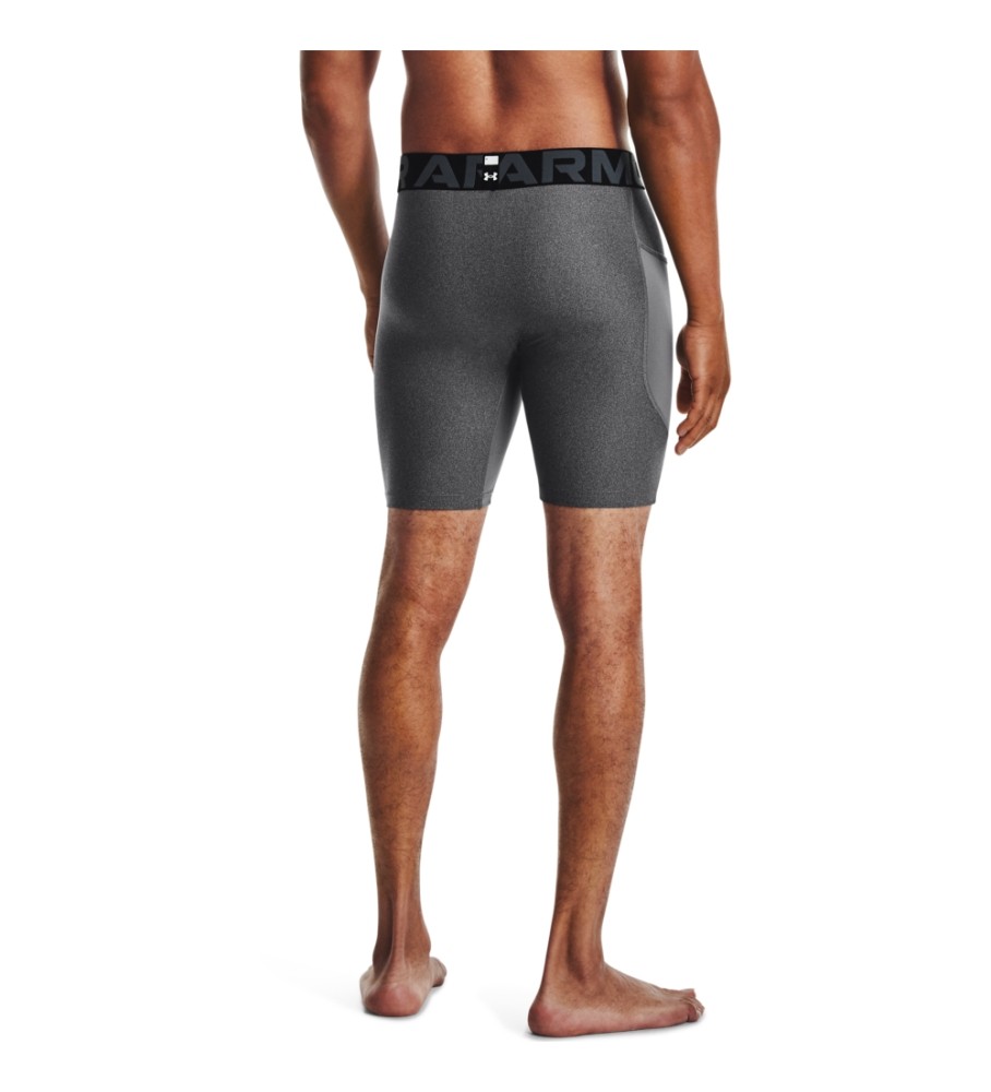 Calção de compressão Under Armour HeatGear Armour - Cinza