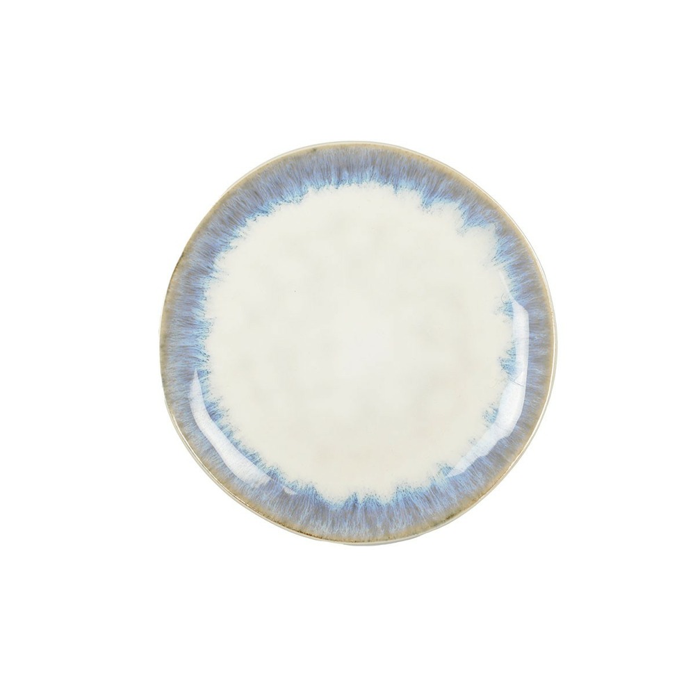 Assiette a dessert bleu clair 20cm par boite de - 6
