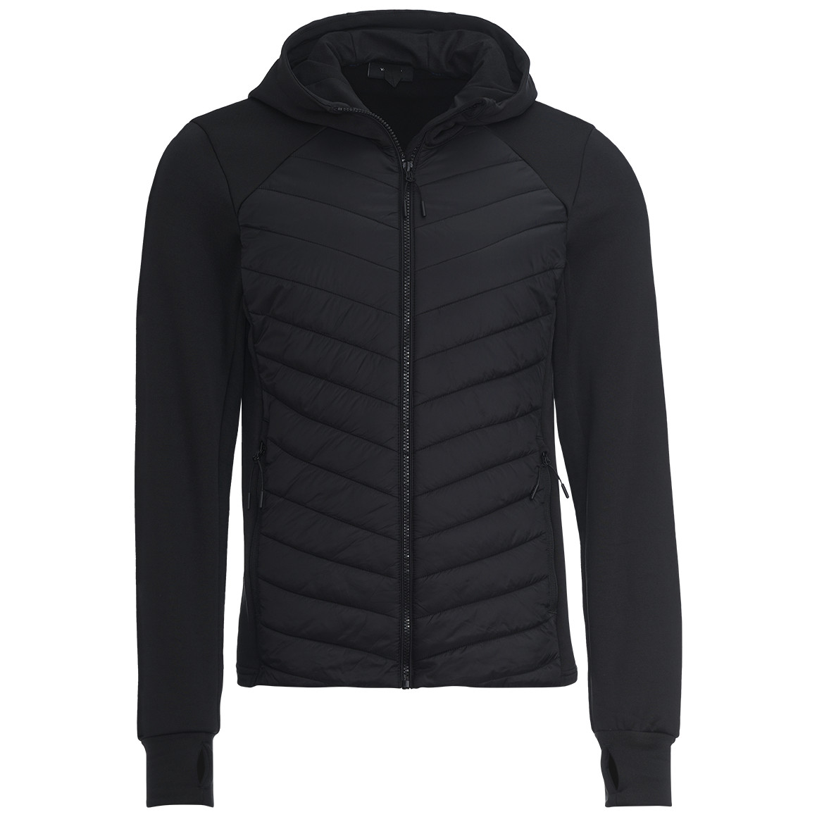 VanVaan Herren Sport-Jacke mit Fleece-Innenseite schwarz