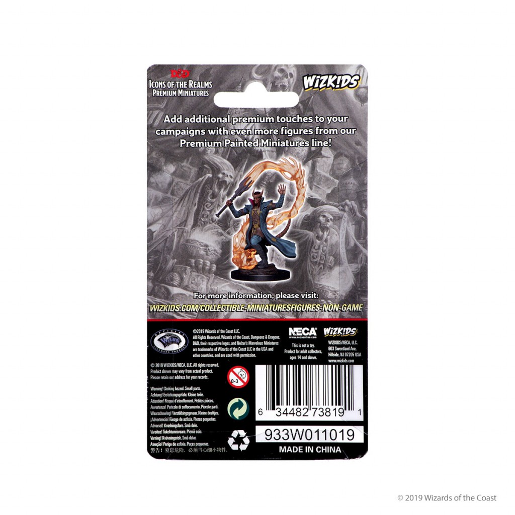 D&D Icons of the Realms Premium Figures - Tiefling Male Sorcerer