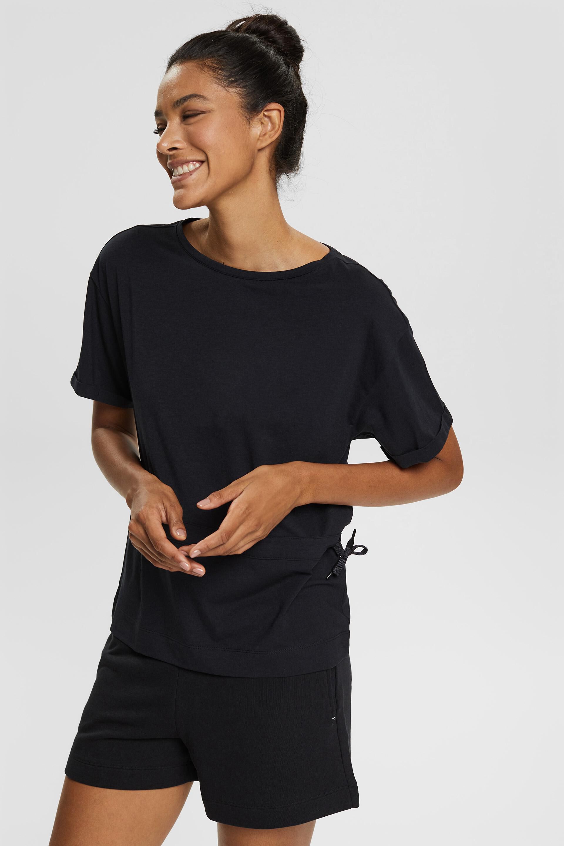 À teneur en TENCEL™ le t-shirt à cordon de serrage