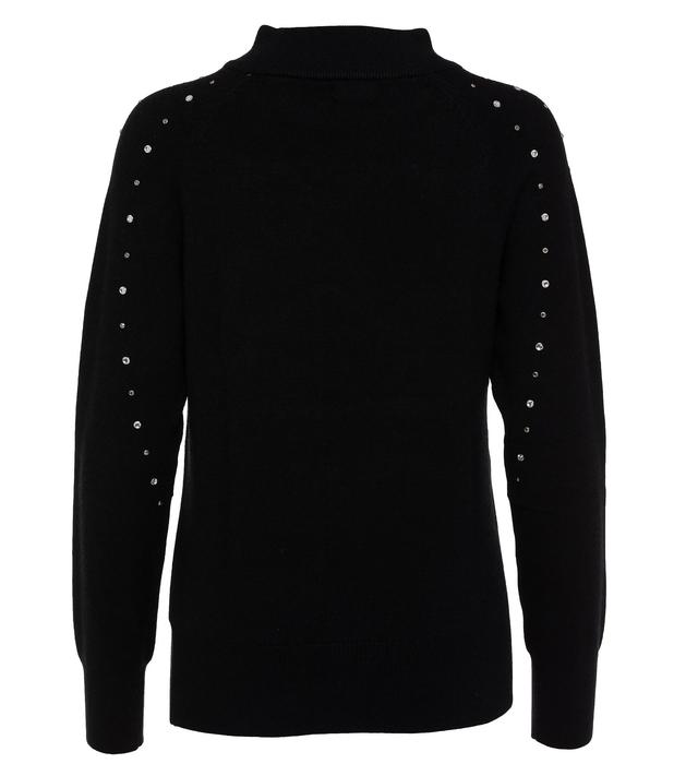Pullover mit facettierten Steinen