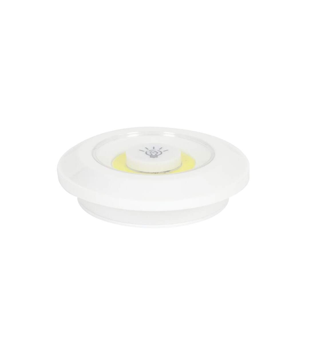 Paris Prix - Lot De 2 Lampes Led télécommande 9cm Blanc