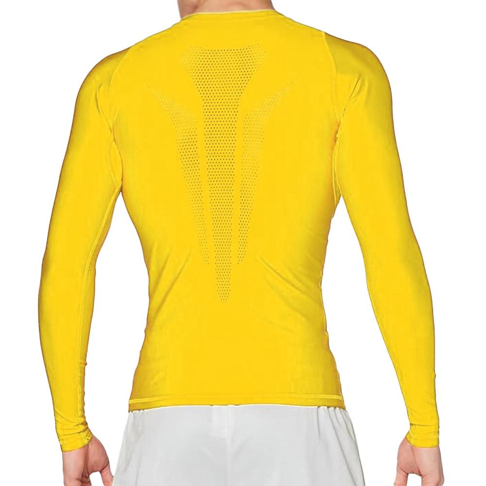 Puma T-shirt Manches Longues Jaune Homme Puma Train Compres