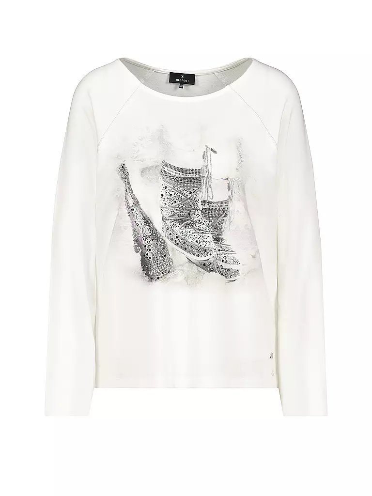 MONARI Langarmshirt creme