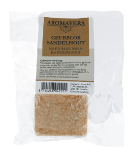 Aroma Vera Geurblok Sandelwood 30GR