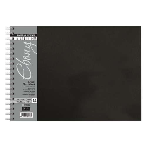 DALER-ROWNEY Skizzenbuch Ebony
