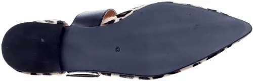 Babouche G-IZZY-59 210 maat 43 ballerina Beige panter Calandschoen