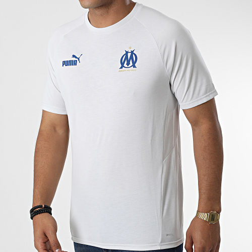 Tee Shirt OM Casuals 767298 Gris Clair Doré