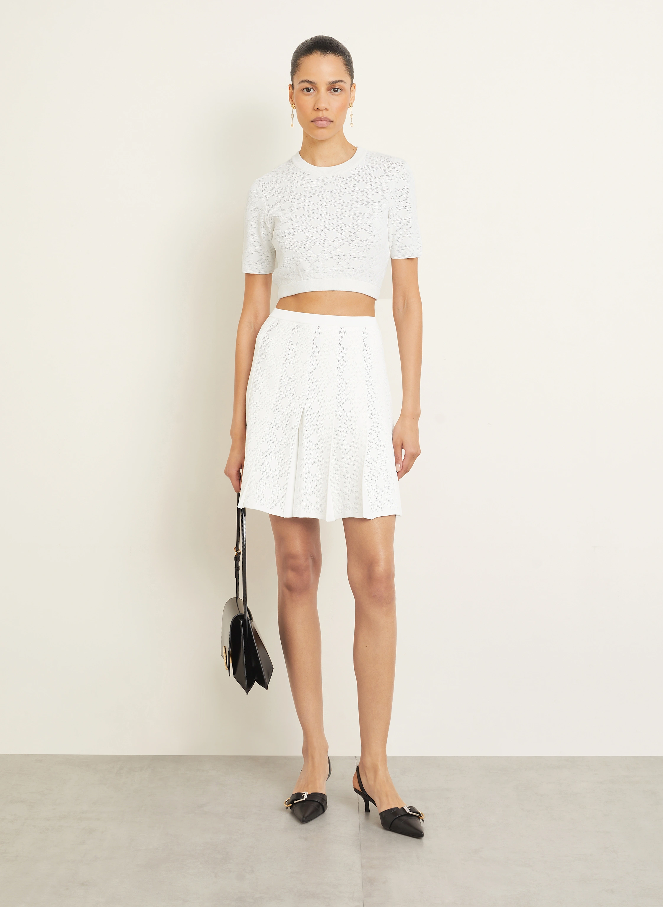 GIVENCHY Cropped-Strickshirt