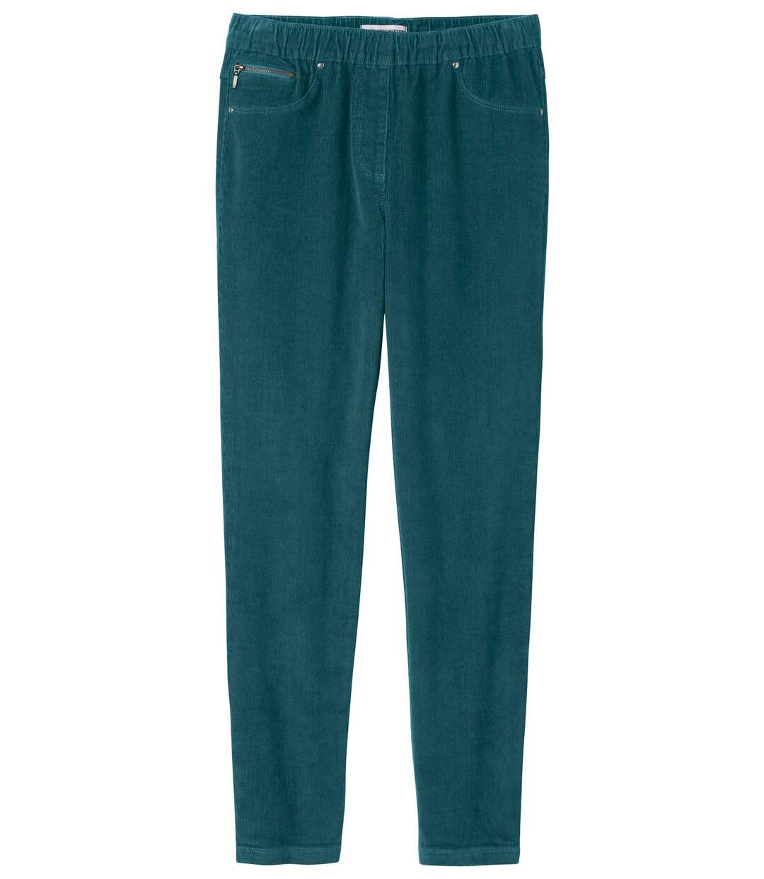 Pantalon Tregging en Velours Stretch Confort