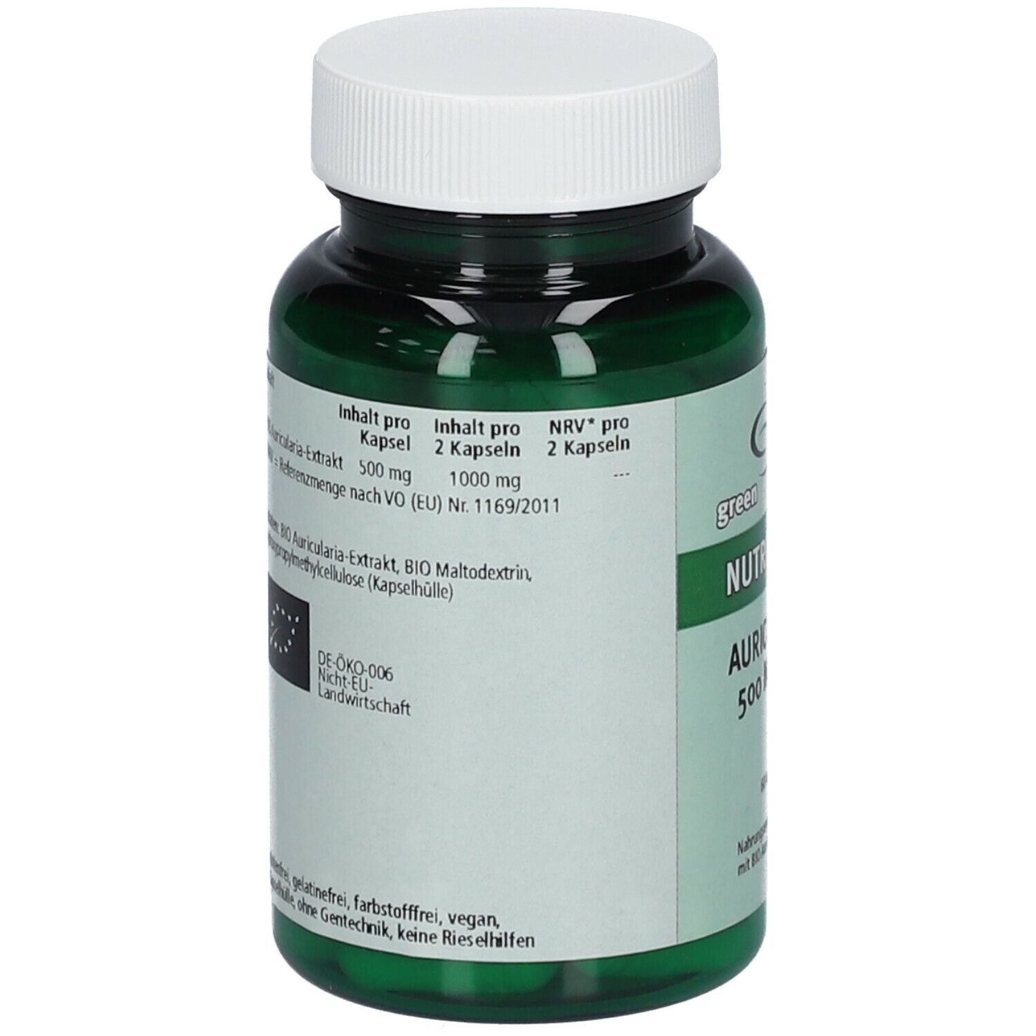 green line NUTRITHEKE AURICULARIA 500 mg BIO