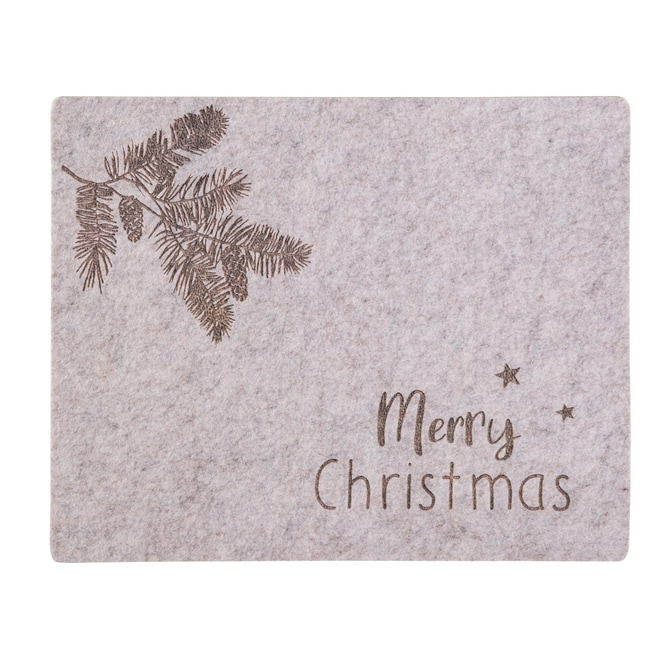 Deckchen Merry Christmas - ca. 45 x 35 x 0,5 cm