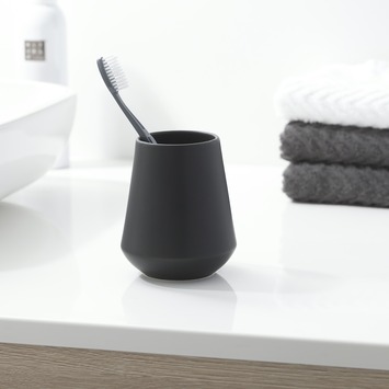 Sealskin Beker Conical porcelein zwart