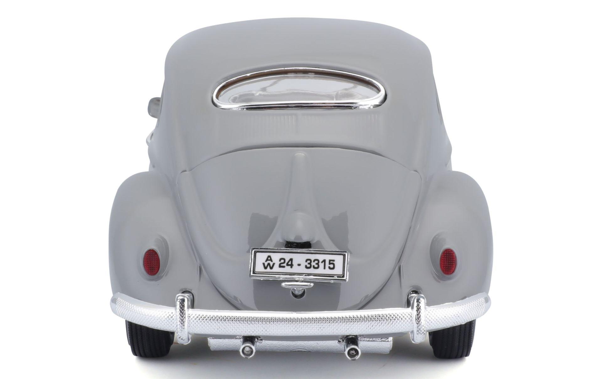 Volkswagen Käfer 1955 Grau 1:18Sammlermodell im Massstab 1:18