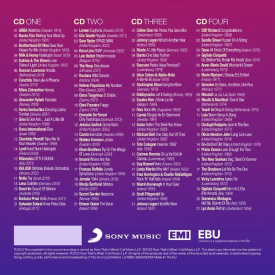 Various artists - Now that´s what i call eurovision song c (CD)