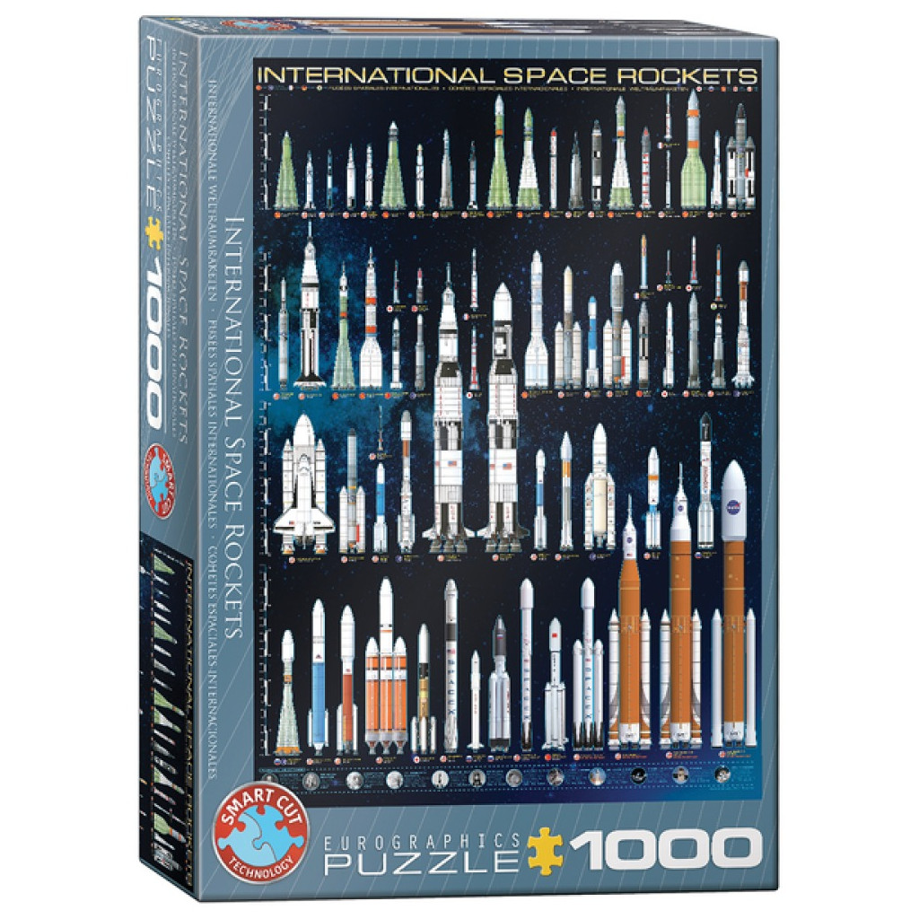 Puzzle - International Space Rockets - 1000 Pièces