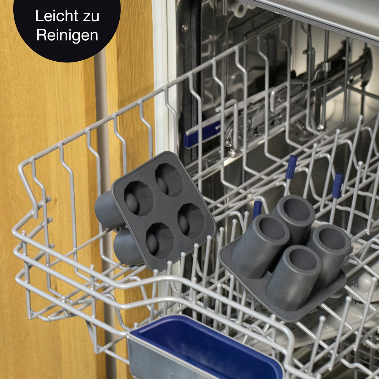 Moritz & Moritz Eiswürfelform 2er Set Cup inklusive 6 Untersetzer