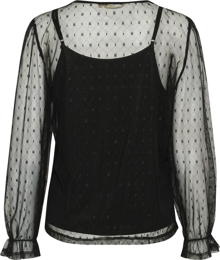 Cream CRIrma LS T-Shirt Pitch black