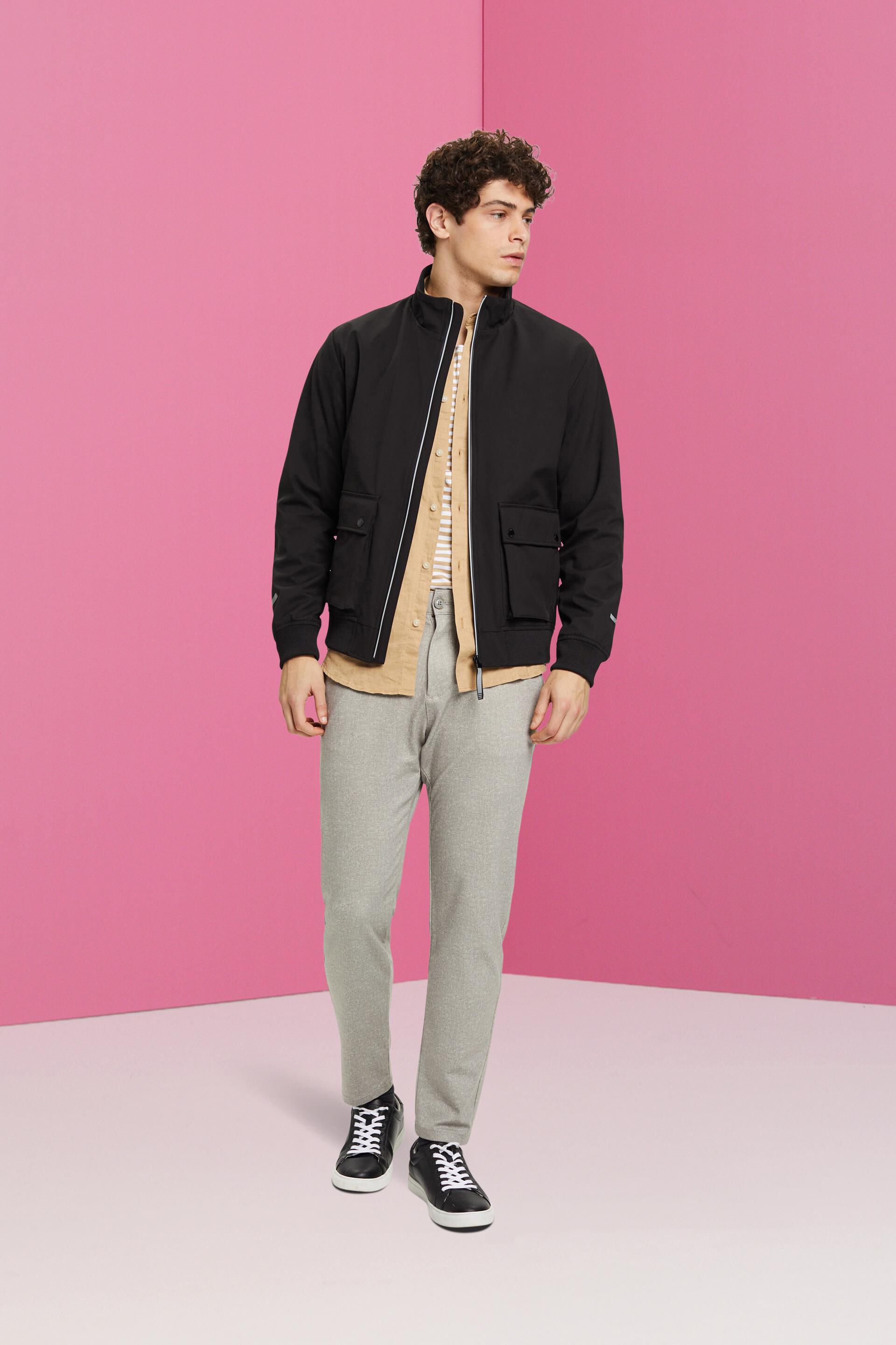 Veste softshell à chevrons