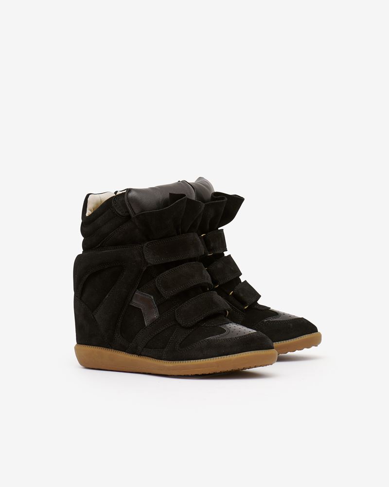 BASKETS EN CUIR VELOURS BEKETT
