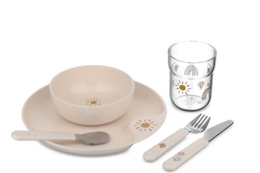 Kinderserviesset Mepal Mio 6-delig - Sunshine & Rainbow