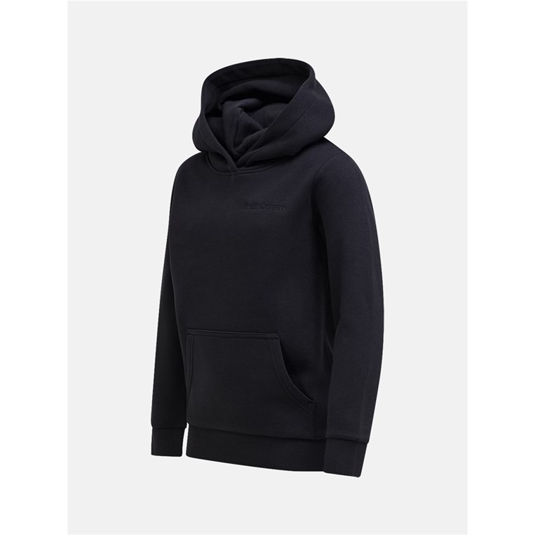 Peak Performance Jr Original Small Logo Hood Black