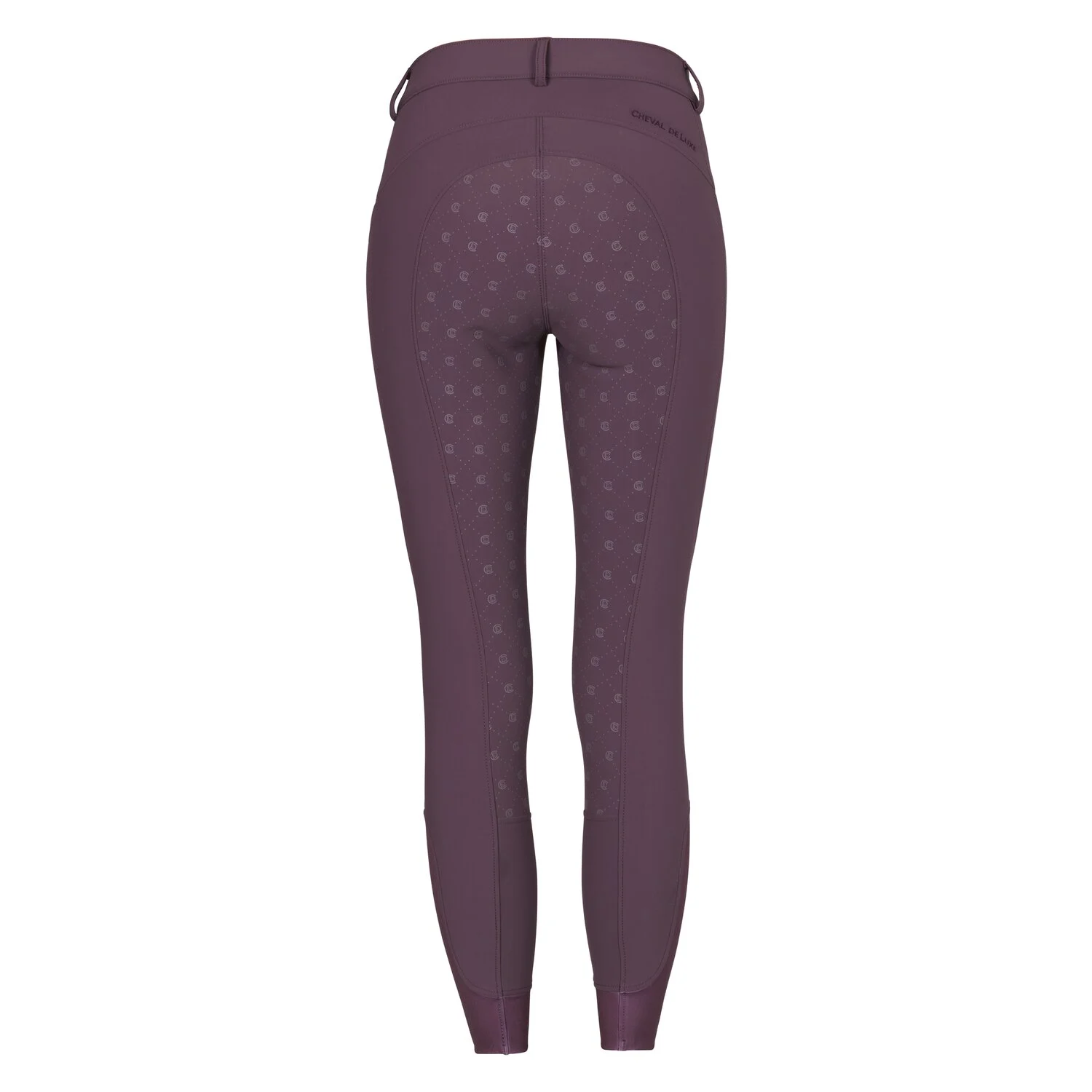 Cheval de Luxe Softshell Grip-Vollbesatz-Reithose - velvet plum