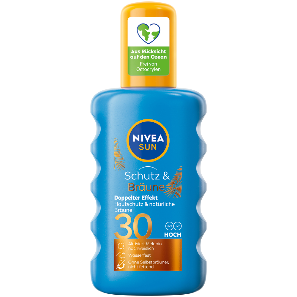 Nivea SUN Protect & Bronze Sonnenspray<br>200 ml, Spray, LSF30