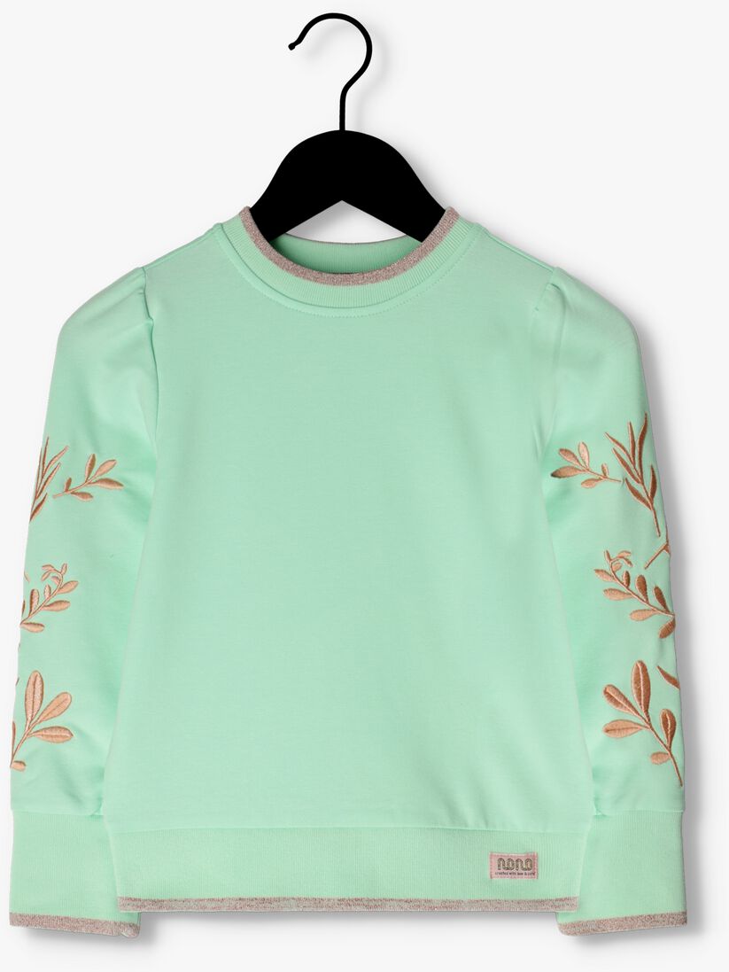 NONO groene nono sweater kate round neck sweater